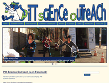 Tablet Screenshot of pittscienceoutreach.com